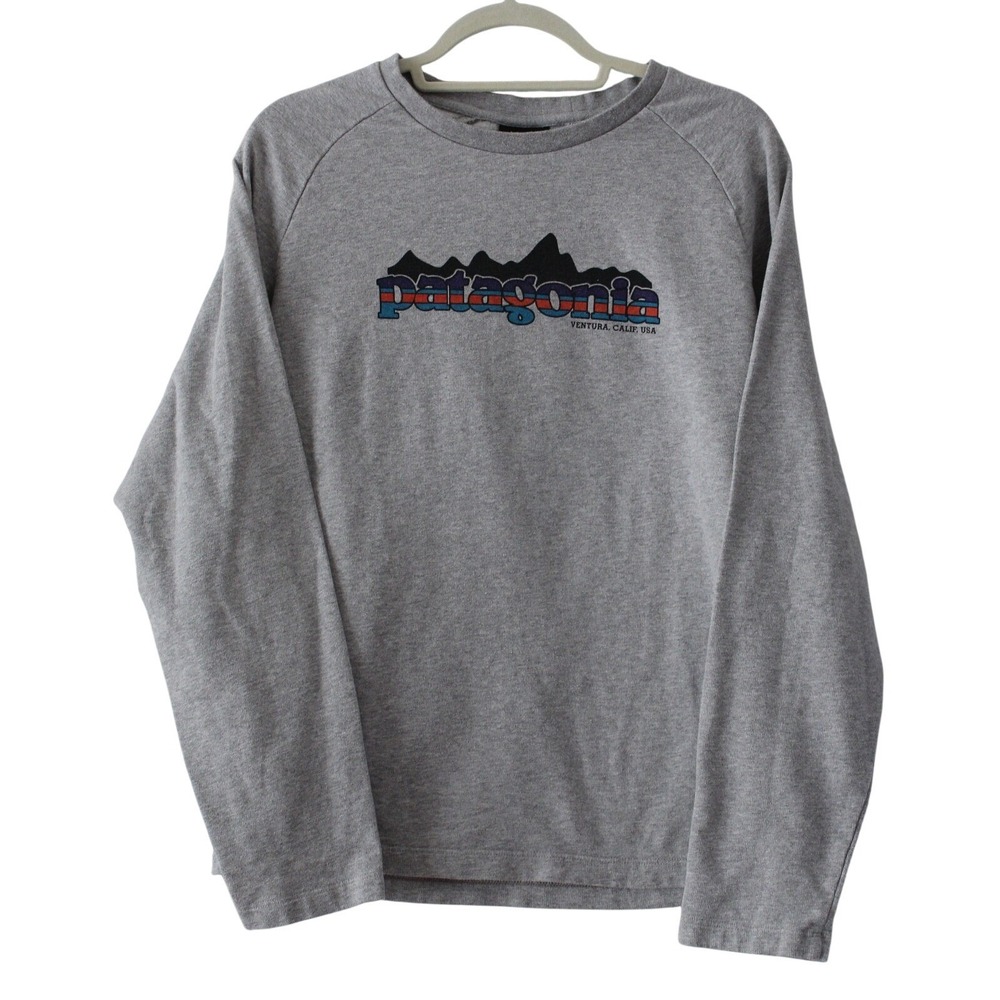 Patagonia Ventura Calif Organic Cotton Logo Sweatshirt Gray Medium Unisex
